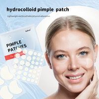 Patchs anti-acné hydrocolloïdes assortis en 5 tailles – Traitement jour et nuit pour les boutons – Couvre-grands points noirs – Pack varié pour le visage