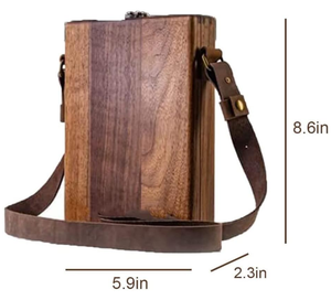 Bolsa de Mensajero Cruzada Personalizada Hecha a Mano, Diseño Desmontable, Caja de Almacenamiento de Madera, Embalaje en Cartón, Personalizable - Product Image 5