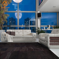 Moderne Leder Chesterfield Sofas im europäischen Stil setzen Wohnzimmer möbel Haus