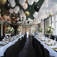 Housse de chaise de mariage en spandex extensible, housse de protection durable et réutilisable, restaurant, banquet, hôtel, salle à manger, fête, universelle, légère