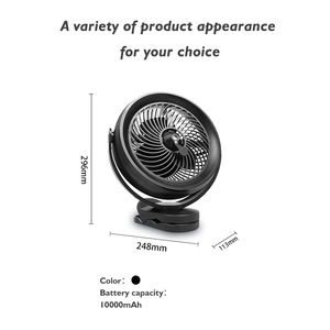 Golf giỏ hàng sương mù fan hâm mộ với 10000mAh Pin kẹp fan hâm mộ - Product Image 6