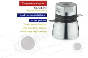 Высококачественная ультразвуковая стиральная машина Taizhou, используемая 40 кГц 50 Вт пьезокерамический диск для ультразвуковых преобразователей