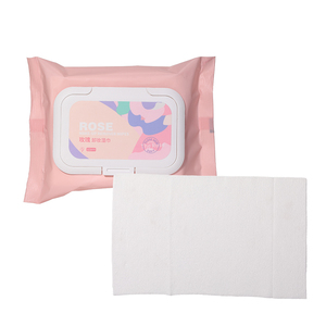 Lingettes démaquillantes pour le visage, écologiques, biodégradables, naturelles, organiques, humides, pour usage quotidien, fabriquées sur mesure par l'usine UENO OEM. - Product Image 2