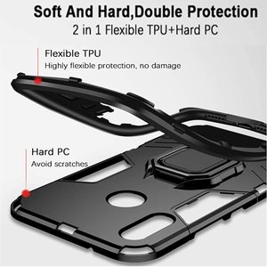Coque de téléphone magnétique avec anneau de doigt en métal 360 pour Xiaomi MI <span class=keywords><strong>POCO</strong></span> C40 <span class=keywords><strong>M4</strong></span> X4 X3 GT 4G 5G <span class=keywords><strong>M3</strong></span> C31 X2 F3 - Product Image 5