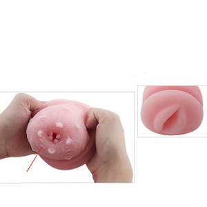 Godet Masturbateur Masculin avec Design Vaginal et Anal, 100% Étanche, Sensation Réaliste, Matériau ABS TPE Noir, Produit Sexuel Adulte - Product Image 6