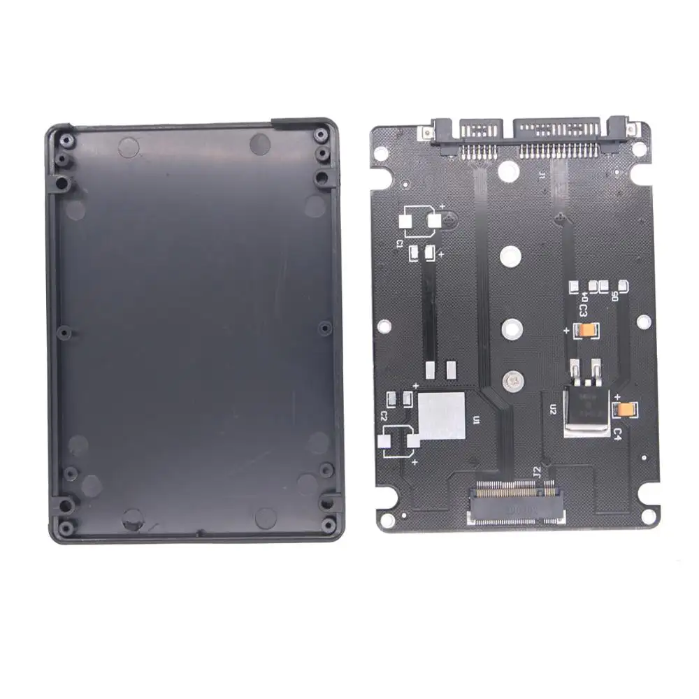 2.5 inch NGFF to SATA3 Adapter Card HDD Case Box M.2 SSD Enclosure