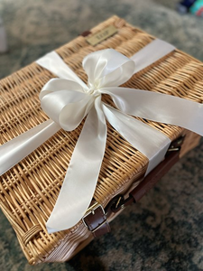 <strong>Empty</strong> Wicker Picnic <strong>Hamper</strong> Baskets Willow Rattan Trunk Storage Box Wicker Trunk Gift <strong>Hamper</strong> With Lid - Product Image 2