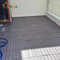 Planches de terrasse composites anti-fissures personnalisées DIY, dalles de terrasse composites WPC
