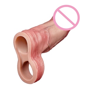 ORALSX Fundas de Silicona para Pene en Tres Tamaños, Fundas para Agrandar el Pene, Retrasar la Eyaculación, Juguetes Sexuales para Parejas - Product Image 5