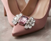 Nouveauté, élégantes et confortables, pinces à chaussures en alliage de zinc avec diamants, marque DENGBAO pour femmes
