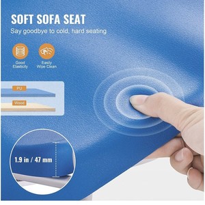 Shower Chair With Thickened Cushion And <b>Backrest</b> For Elderly Bathroom Use Adjustable Height Support Seat - Product Image 2