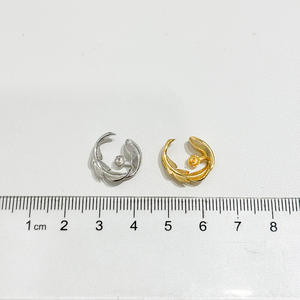 Colgante de Plata S925 con Cuentas Redondas de 6-8mm, Accesorios para Collar de Moda DIY, Base Vacía 31112 - Product Image 4