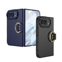 Coque de protection intégrale antichoc en PC pour iPhone Duo 18 Fold 2026 avec protecteur d'écran et porte-clés