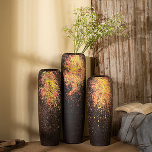 Lukisan tangan keramik lantai antik & vas porselen, vas unik klasik besar, vas bunga dekorasi hotel pernikahan - Product Image 6