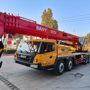 Grue mobile Sany 75t d'occasion à prix abordable, idéale pour les opérations de levage lourd sur site - Product Image 1