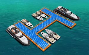 Blocs de quai modulaires en HDPE pour ponton flottant - Product Image 3
