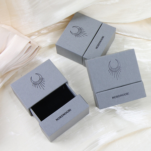 Luxury Branded Drawer Cardboard Gift Jewelry <b>Boxes</b> for <b>Earrings</b> - Product Image 2