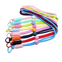TOLKA TK325 Cordino per Telefono in Nylon Intrecciato Stile Cartone Animato Creativo, Porta Carte e Badge ID, 45cm, da Appendere al Collo