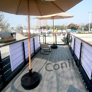 Puesto móvil Tienda de alimentos con escaparate Restaurante plegable Camión Venta Carro de café Remolque - Product Image 4
