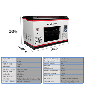Impresora plana Uv de posición visual con cámara Ccd Impresora en relieve <span class=keywords><strong>A3</strong></span> UV 3D Impresora de textura 3D - Product Image 3