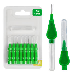 2025 di alta qualità angolato tra i denti pennello per la pulizia a forma di moneta spazzola interdentale - Product Image 5