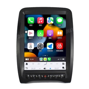 Radio stéréo verticale 12,1 pouces avec lecteur de cassettes pour Dodge Durango 2014 2015 2016 Lecteur multimédia 8+128G Android GPS Navigation - Product Image 1