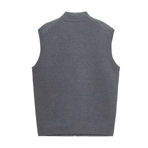 Chaleco de invierno gris Vintage personalizado para hombre Machinelite cremalleras sólidas OEM ODM Nylon/algodón Shell táctico rodante para uso exterior - Product Image 3