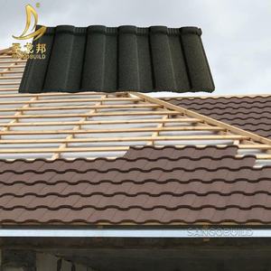 러시아 건축 지붕 타일 클래식 돌 금속 코팅 지붕 타일 0.4mm 하우스 루핑 시트 - Product Image 5