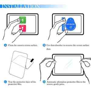 Protection d'écran en verre personnalisée pour appareil photo, film LCD professionnel pour caméscope, appareil photo reflex numérique, accessoires de protection pour Sony Canon Nikon - Product Image 4