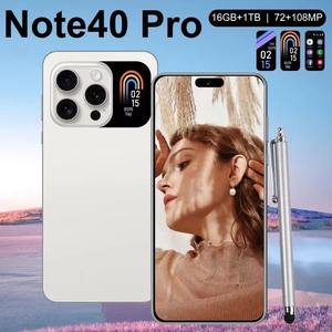 Note 40 Pro <span class=keywords><strong>16</strong></span>+1TB Smartphone 5G da 7,3 Pollici Sbloccato Dual SIM Cellulare 5G HD OEM Nuovo Smartphone in Offerta - Product Image 3