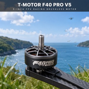 Moteur <span class=keywords><strong>T</strong></span>-<span class=keywords><strong>MOTOR</strong></span> <span class=keywords><strong>F40</strong></span> Pro V5 5 pouces FPV UAV avec cloche anti-vent 6S 1950KV 2150KV pour course freestyle multirotor – Vente en gros - Product Image 1