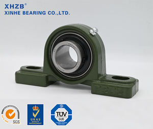 ตลับลูกปืนแบบ Pillow Block รุ่น UCP211 สำหรับงานหนัก พร้อมเม็ดเหล็กโครเมียมและระบบหล่อลื่นด้วยจาระบีแบบอัดแน่นด้านบน - Product Image 1