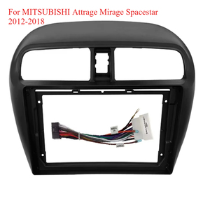 Für MITSUBISHI Attrage Mirage <span class=keywords><strong>Spacestar</strong></span> 2012-2018 2DinCar Radio Fascia DVD Stereo-Rahmen Plattenadapter Montage-Dash-Installation - Product Image 1