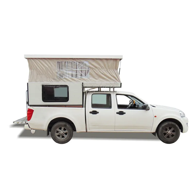 Caminhão de captação de viagem personalizado, alumínio 4x4 de acampamento, reboque para venda