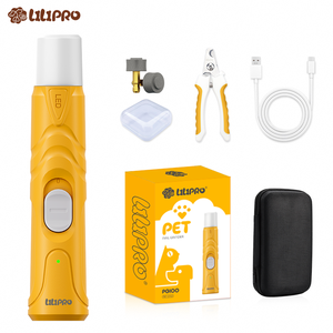 LILPRO PG100 gerinda kuku anjing tanpa kabel, pemotong kuku hewan peliharaan 2 kecepatan dapat diisi ulang USB dengan lampu Led - Product Image 6