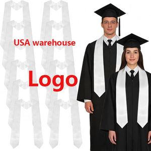 Estolas de Graduación para Sublimación, Estolas Personalizadas con Logotipo, Estola de Satén Bordada, Estola de Graduación Impresa Personalizable con Logotipo - Product Image 1