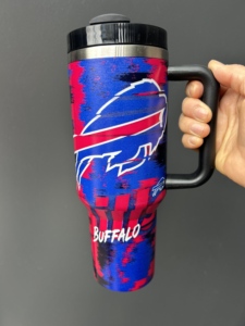 Vasos Térmicos de 40 oz con Diseño Completo de Equipos de Fútbol Americano, Botellas para Bebidas con Asa de Equipos de Fútbol Americano - Product Image 2