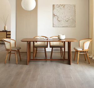 Nordic retrò <span class=keywords><strong>tavolo</strong></span> e sedia in legno massello stile Wabi Sabi ovale <span class=keywords><strong>tavolo</strong></span> da pranzo <span class=keywords><strong>6</strong></span> <span class=keywords><strong>posti</strong></span> per mobili ristorante - Product Image 4