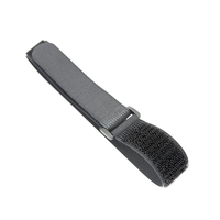 Attache-câble auto-agrippante réglable en fibre d'argent conductrice, antistatique ESD, blindage électromagnétique RFID