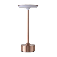 Argent Rose Or Noir Induction Soucoupe Volante Tactile Lampe De Table Hôtel Restaurant Charge Lampe En Métal