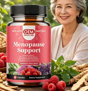 Fórmula Popular para el Apoyo a <span class=keywords><strong>la</strong></span> Menopausia en Mujeres, Alivia los Brotes de Calor, Equilibra el Estado de Ánimo, Apoya <span class=keywords><strong>la</strong></span> Salud de <span class=keywords><strong>la</strong></span> <span class=keywords><strong>Tiroides</strong></span>, Regulación Hormonal, OEM - Product Image 1