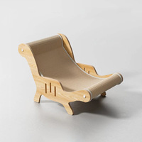 Canapé-lit pour chat, griffoir intégré, structure robuste, utilisation intérieure, sans désordre, sans perte de poils, multifonctionnel, pour la détente et le jeu, montage facile
