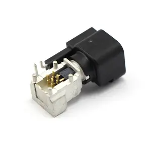 Terminal eléctrico para coche, conector RF automotriz, código de puerto único Z 6P, macho de lata mate FAKRA