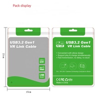 Kabel VR 5m dengan Sudut Kanan USB 3.2 Tipe C untuk Pengisian Cepat Headset VR Link