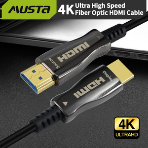 Câble <span class=keywords><strong>HDMI</strong></span> Fibre <span class=keywords><strong>Optique</strong></span> Haute Qualité 4K Ultra Haute Vitesse Fibre <span class=keywords><strong>Optique</strong></span> <span class=keywords><strong>HDMI</strong></span> 2.0 Câble 4K 60HZ Résolution Câble <span class=keywords><strong>HDMI</strong></span> Fibre <span class=keywords><strong>Optique</strong></span> - Product Image 2