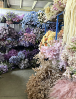 Bouquet de fleurs artificielles en soie Austin Peony en gros pour centre de table de mariage et décoration de table à domicile
