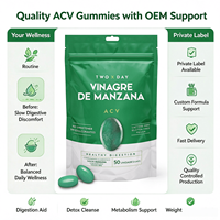 OEM Vegan Vinaigre de Cidre Gummies Sans Sucre Keto ACV Supplément pour la Digestion Détox Soulagement des Ballonnements