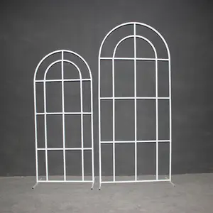 New wedding iron screen arch flower stand wedding reception area stage T stage layout props decoration