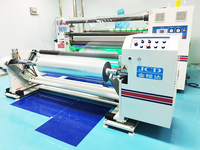 Machine de découpe et de rembobinage verticale de films OLED en plastique de haute précision pour films LED, PET, PP, automatique 1300 mm