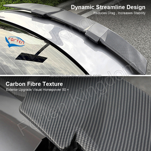 Aileron de coffre en fibre de carbone ABS Aileron de coffre contrôlé à distance Mugen Aileron de coffre arrière de voiture électrique pour Cadillac CT6 CT5 2019-2023 - Product Image 5